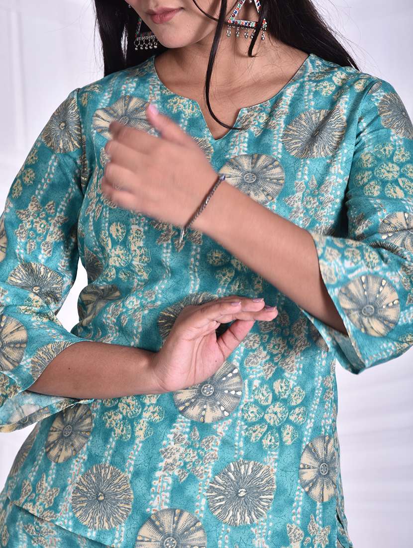 women printed top and trouser co-ord set - 22244034 -  Standard Image - 5