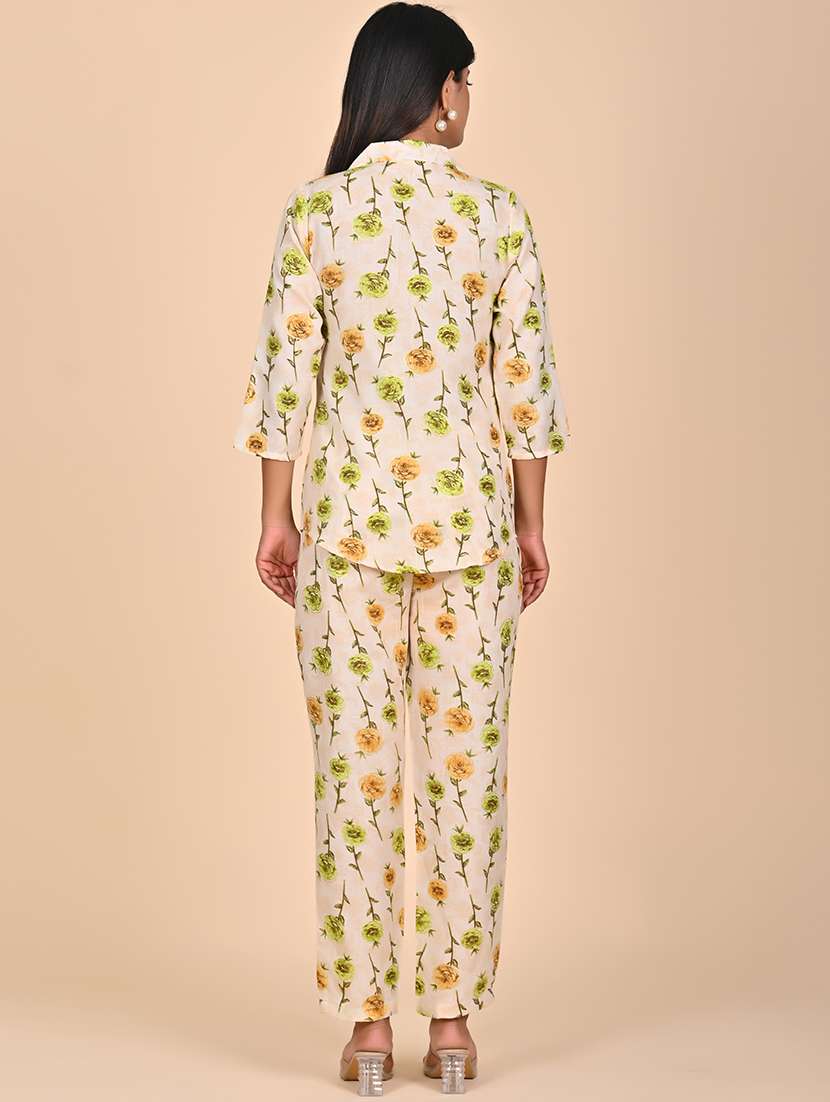 women printed top and trouser co-ord set - 22244037 -  Standard Image - 3