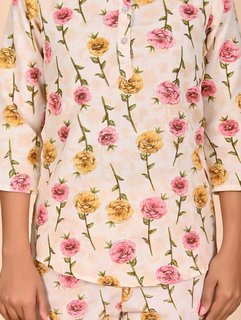 women printed top and trouser co-ord set - 22244038 -  Standard Image - 5