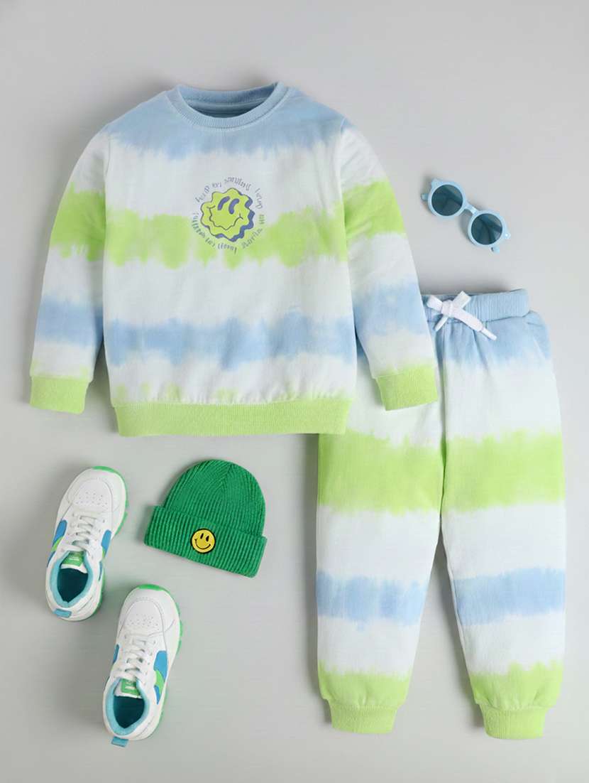 boys long sleeve full length co-ord set