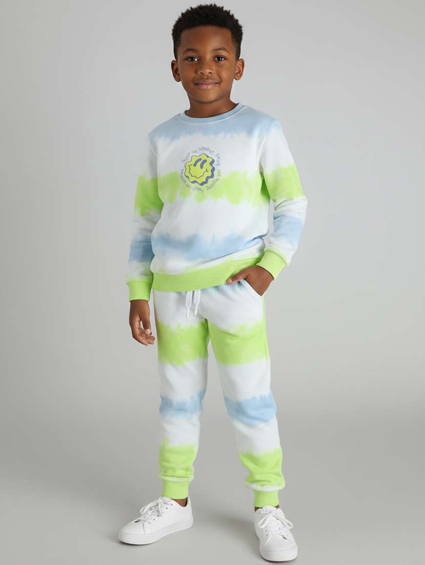 boys long sleeve full length co-ord set - 22244091 -  Standard Image - 3