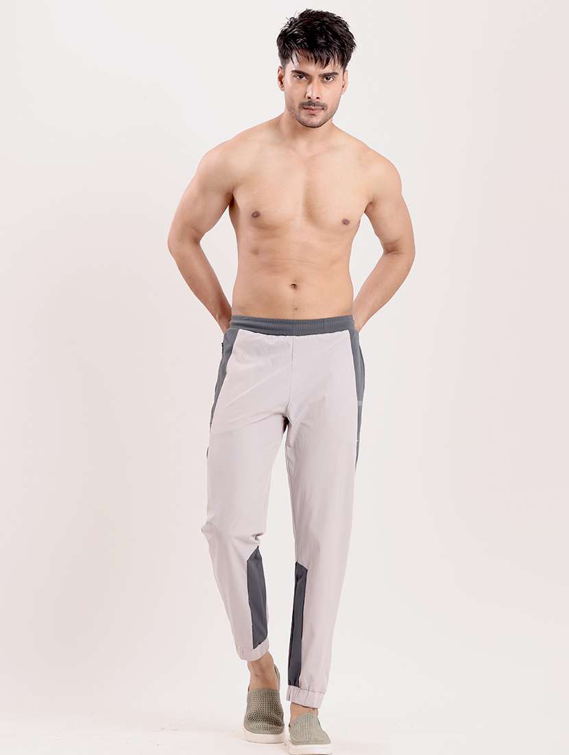 men color block low rise regular fit jogger - 22244135 -  Standard Image - 3