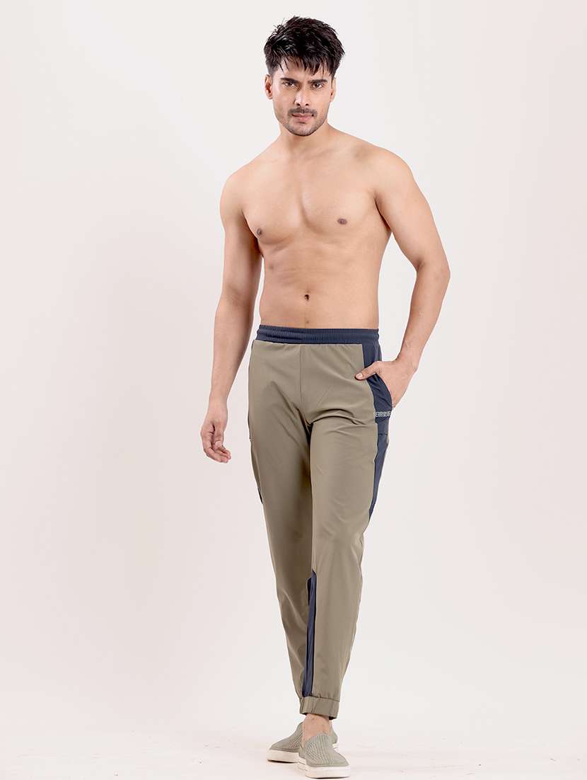 men color block low rise regular fit jogger - 22244136 -  Standard Image - 3