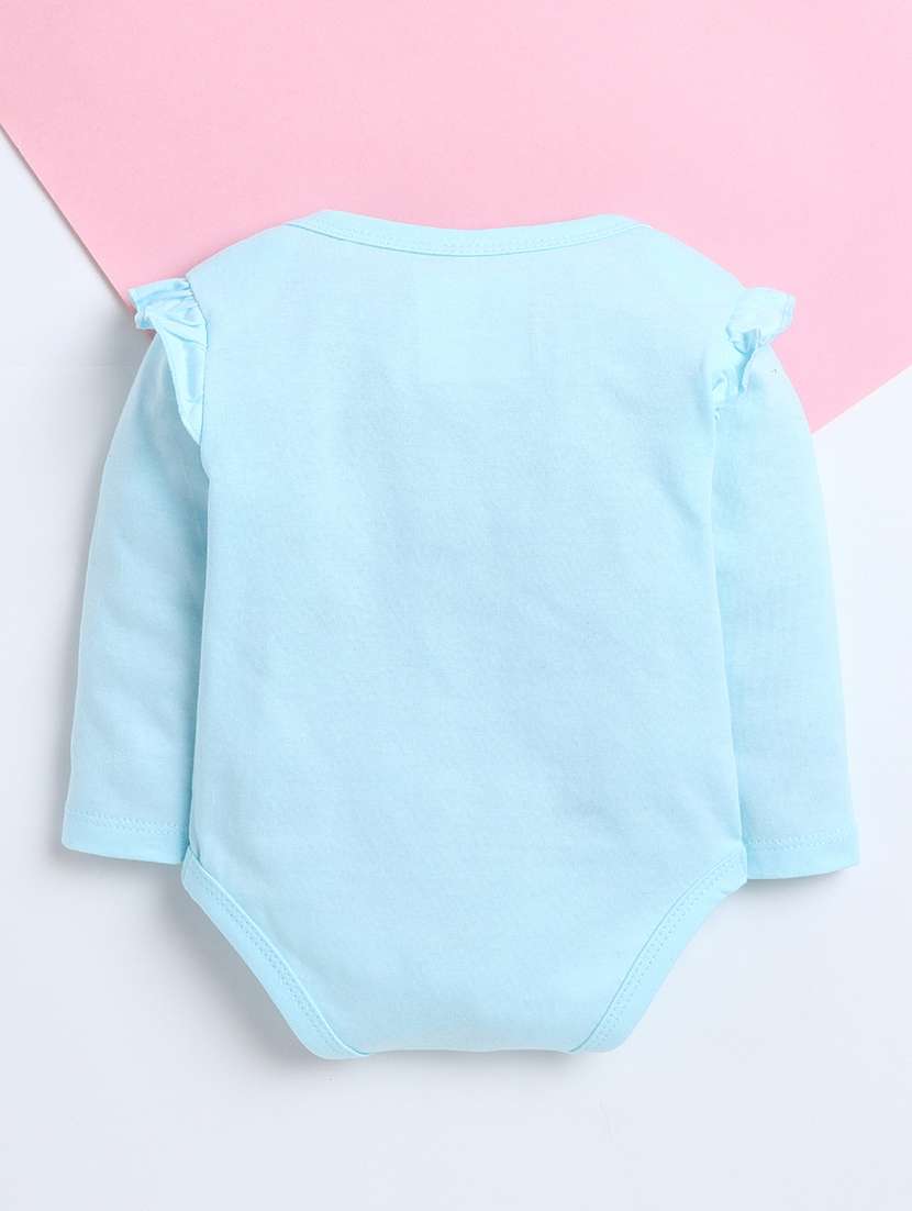 kids pack of 3 printed long sleeve onesies  - 22244160 -  Standard Image - 3