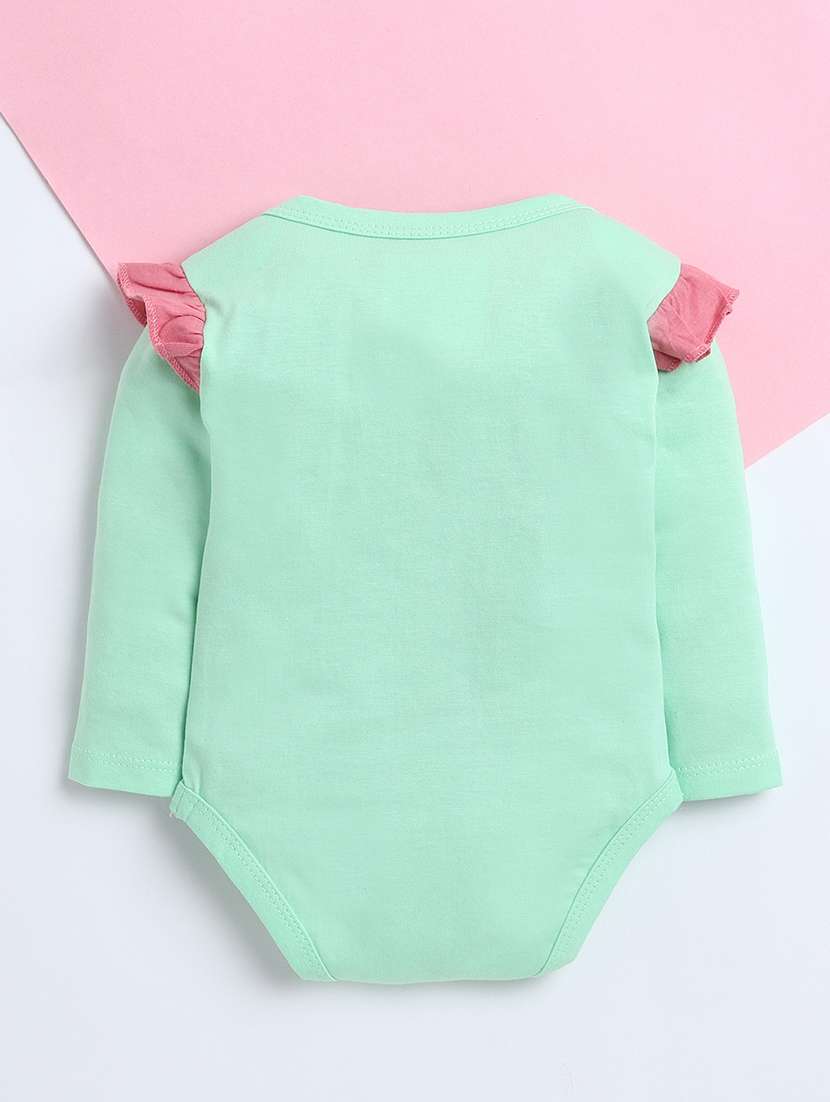 kids pack of 3 printed long sleeve onesies  - 22244160 -  Standard Image - 5