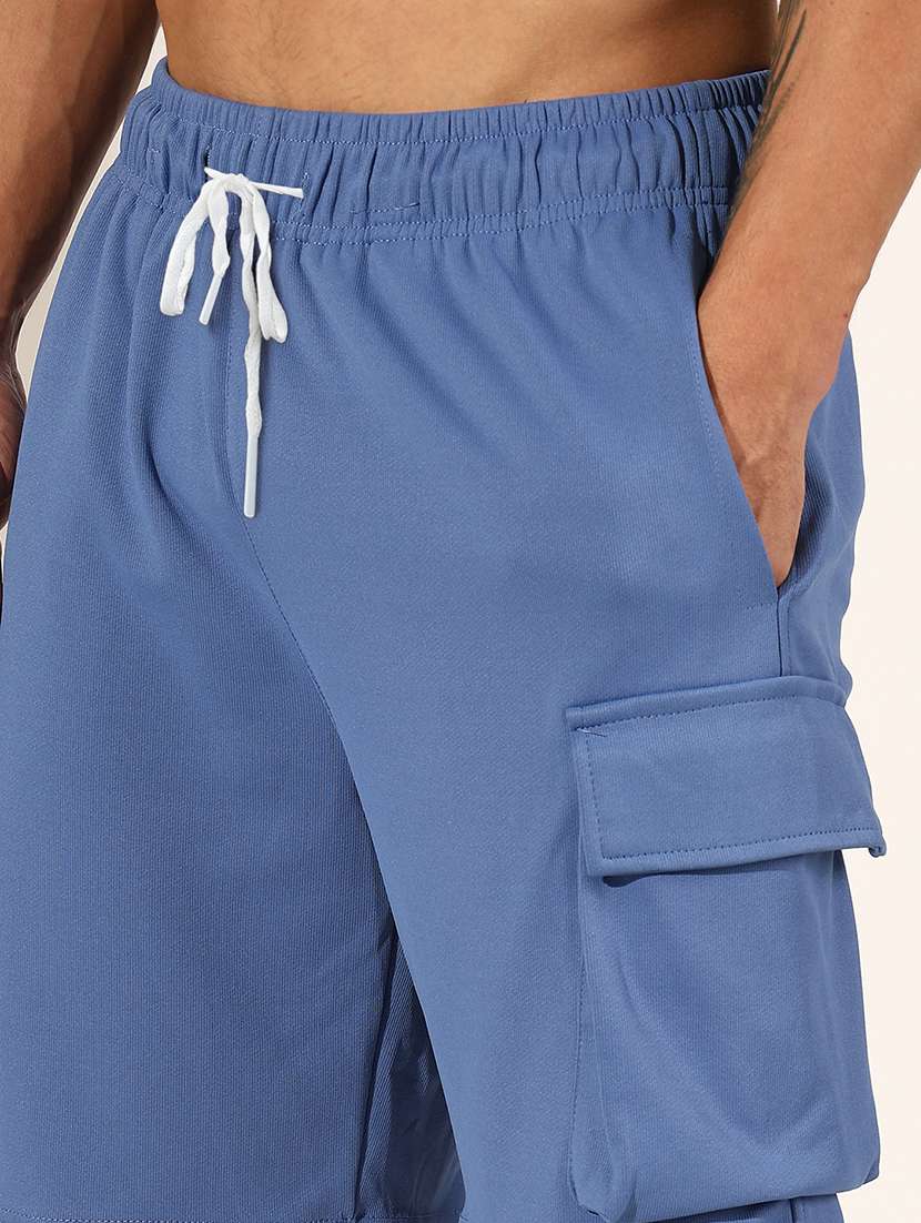 men solid low rise relaxed fit shorts - 22244197 -  Standard Image - 5