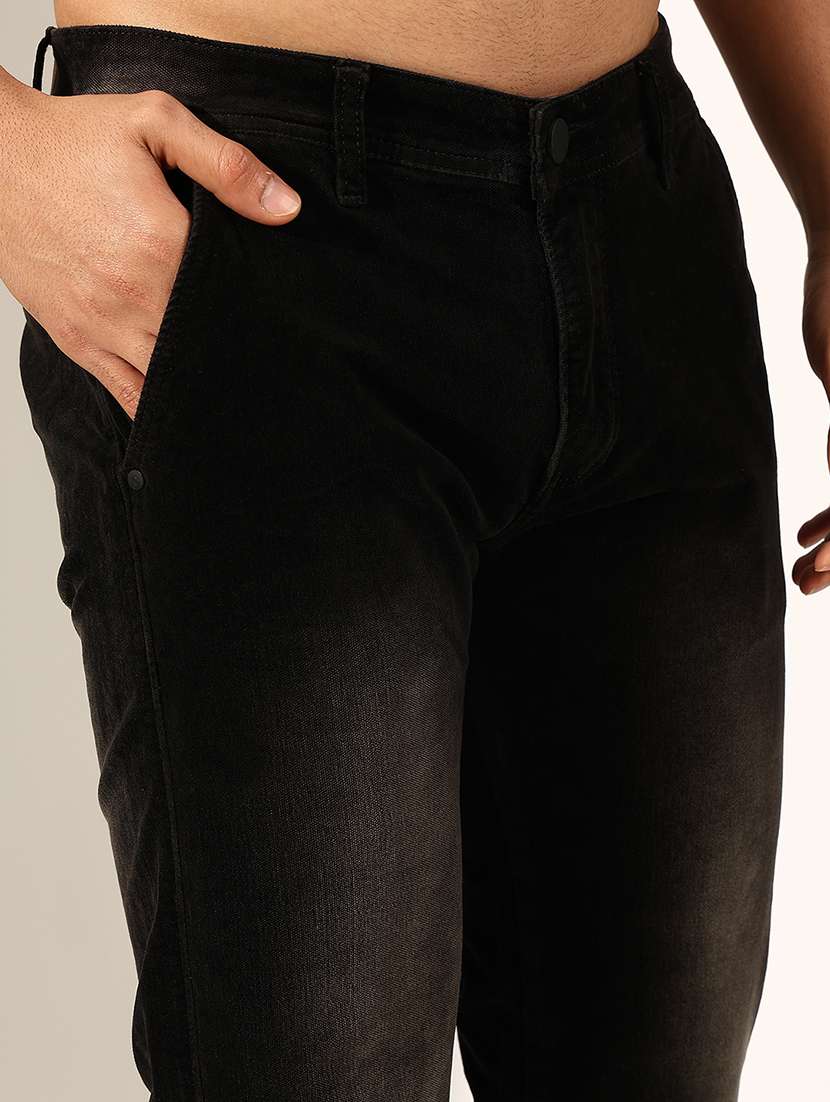 men solid mid rise slim fit jean - 22244214 -  Standard Image - 5