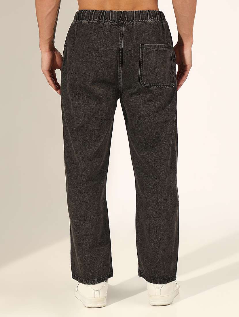 men solid mid rise straight fit jean - 22244217 -  Standard Image - 3