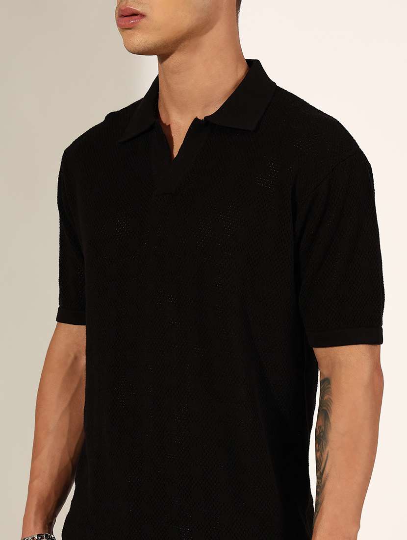 men solid short sleeve polo t-shirt - 22244224 -  Standard Image - 5