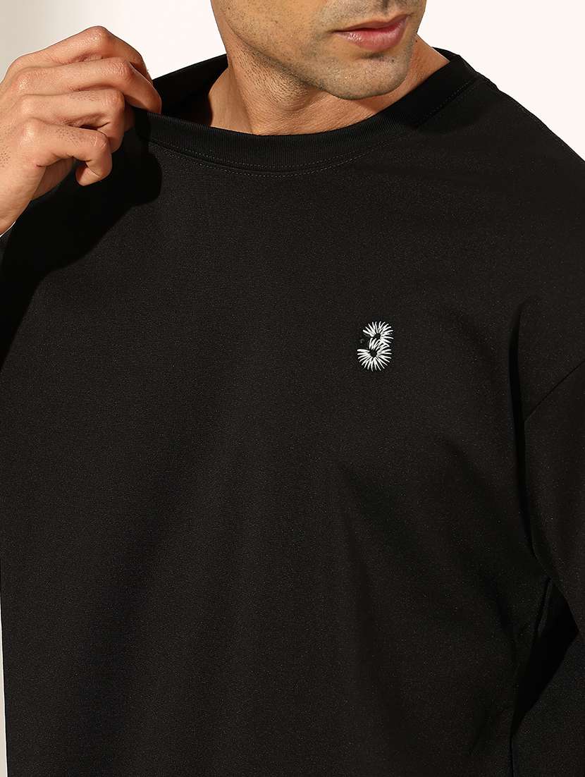 men solid short sleeve loose fit t-shirt - 22244226 -  Standard Image - 5