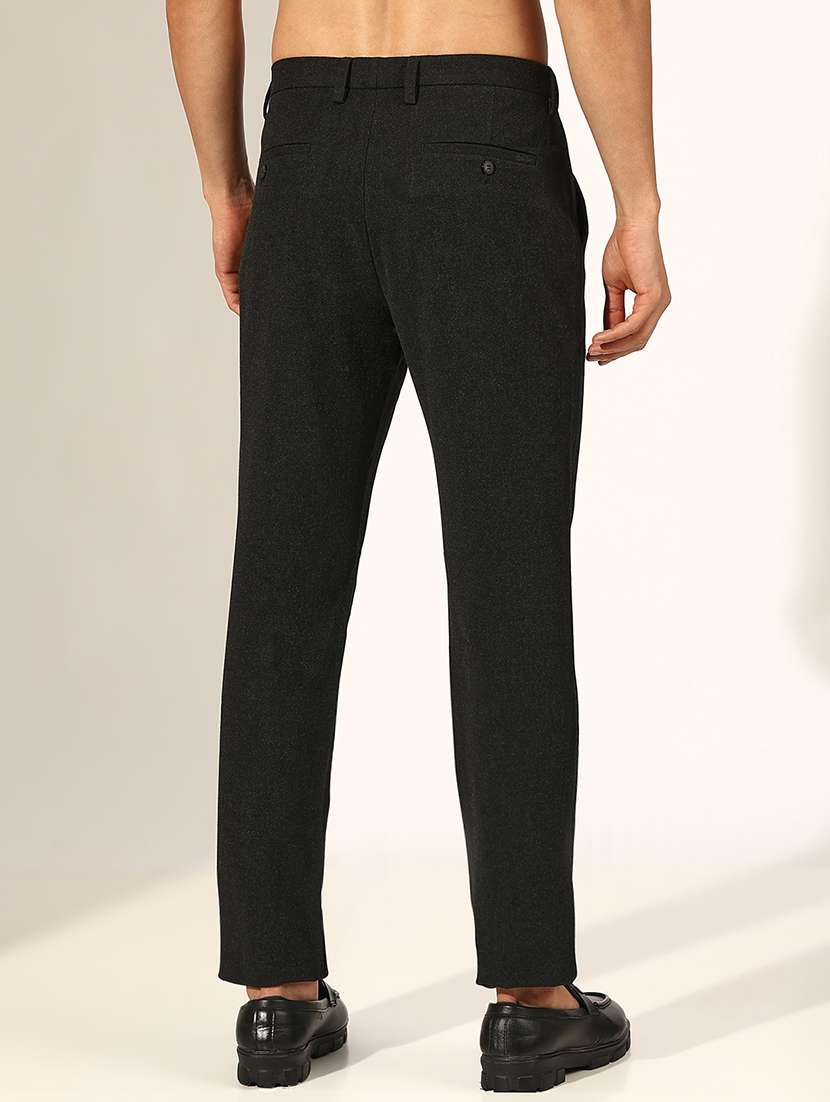 men solid mid rise slim fit chino  - 22244237 -  Standard Image - 3