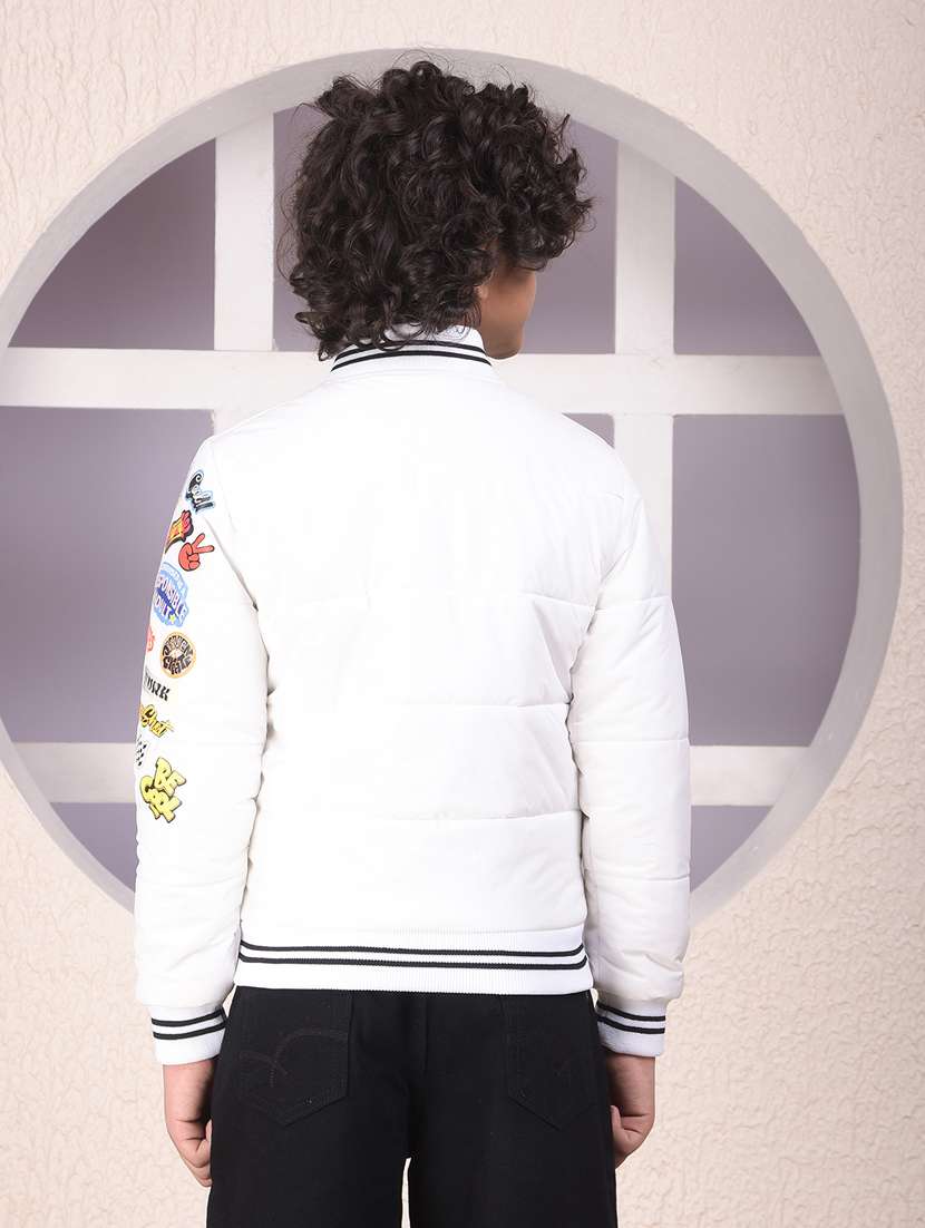 boys printed long sleeve bomber jacket - 22244265 -  Standard Image - 3