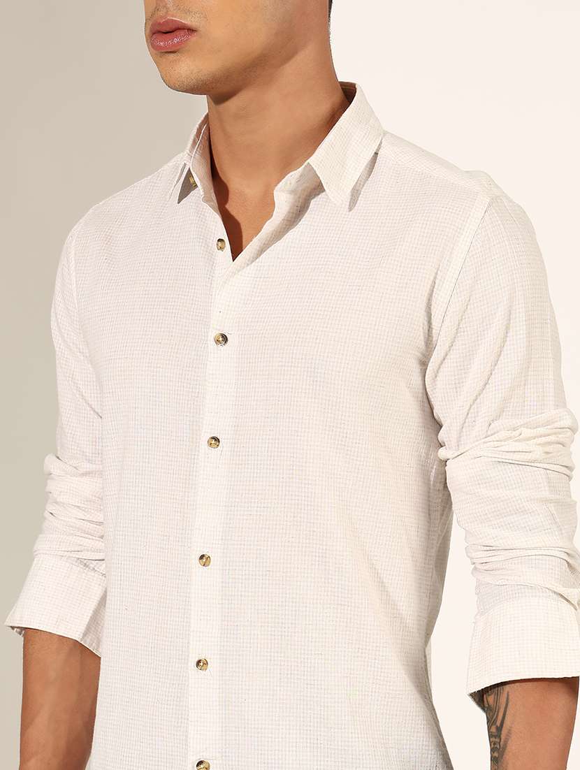 men checkered long sleeve regualr fit casual shirt - 22244275 -  Standard Image - 5