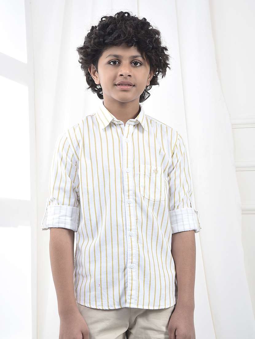 boys collared long sleeve shirt