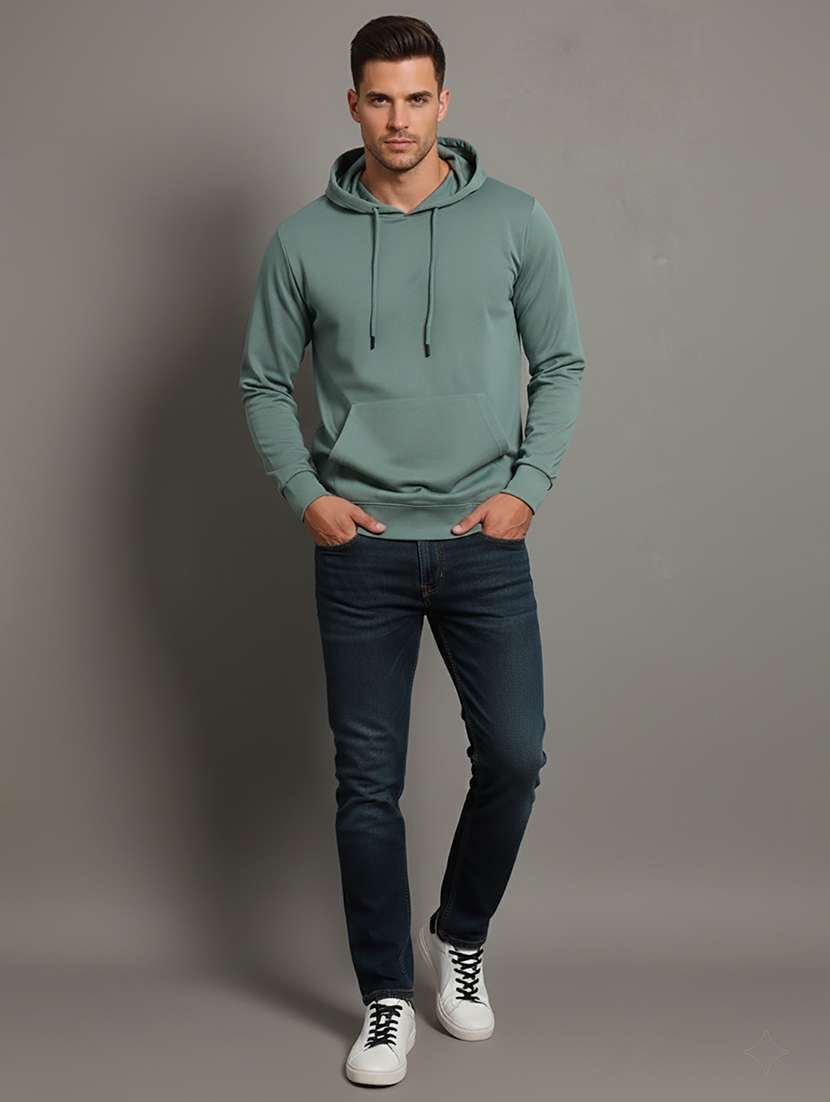 men solid long sleeve regular fit sweatshirt - 22244366 -  Standard Image - 3