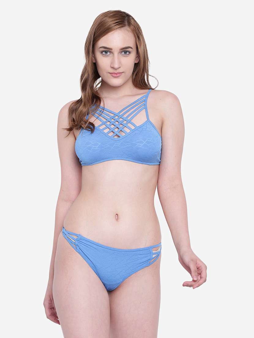 women solid bikini set - 22244408 -  Zoom Image - 0