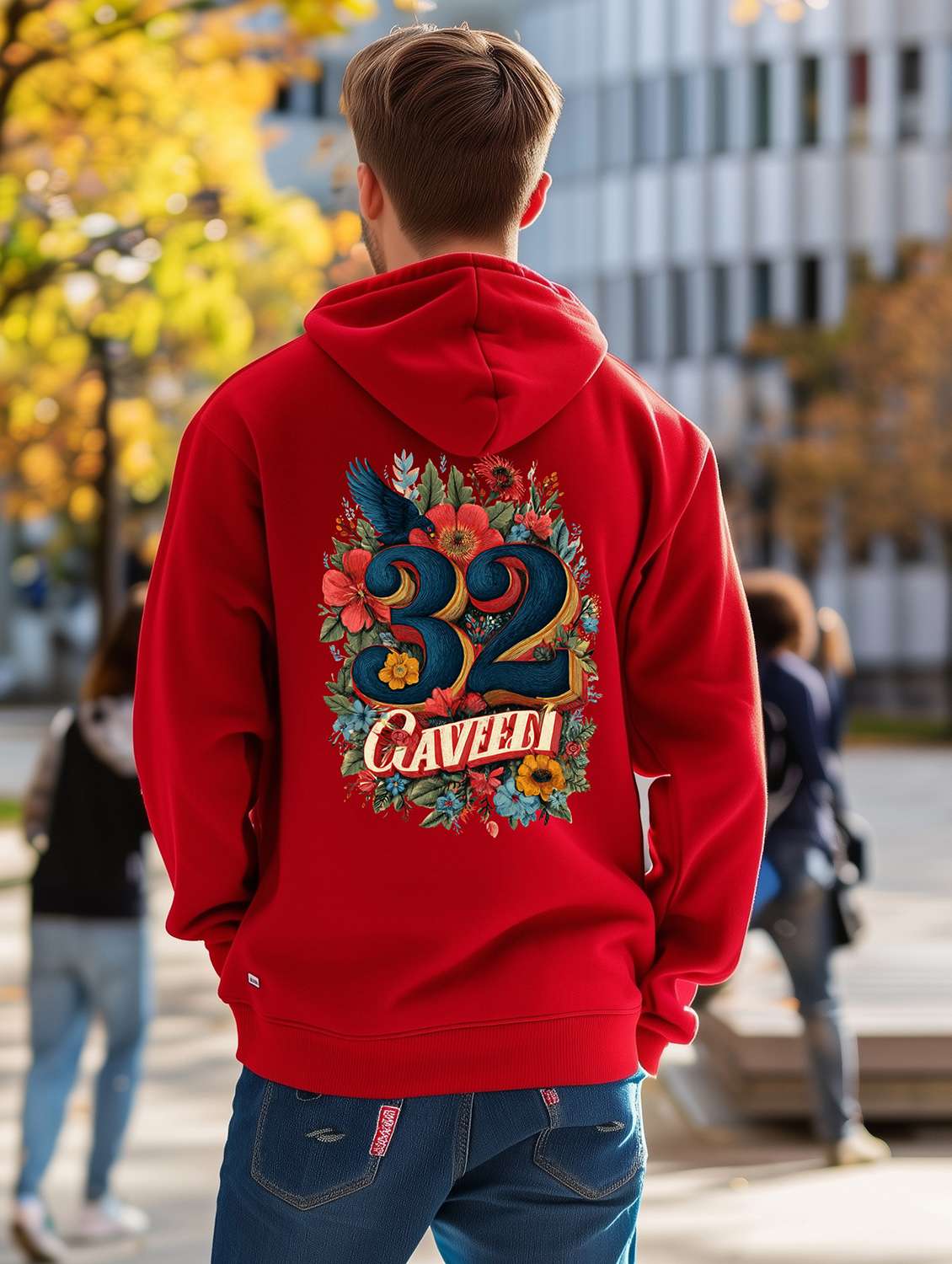men printed long sleeve regular fit sweatshirt