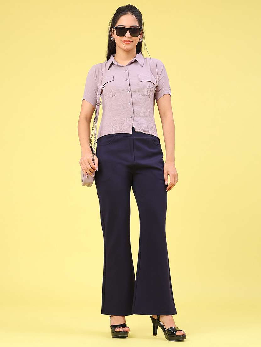 women solid mid rise ankle length jeggings - 22246315 -  Standard Image - 5