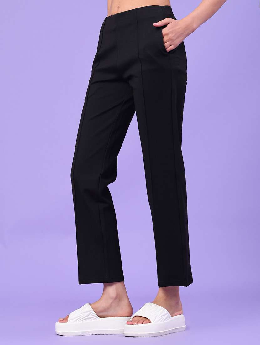 women solid mid rise ankle length jeggings - 22246316 -  Standard Image - 3