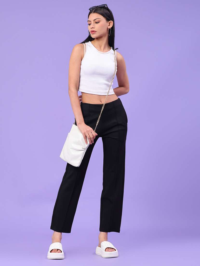 women solid mid rise ankle length jeggings - 22246316 -  Standard Image - 5