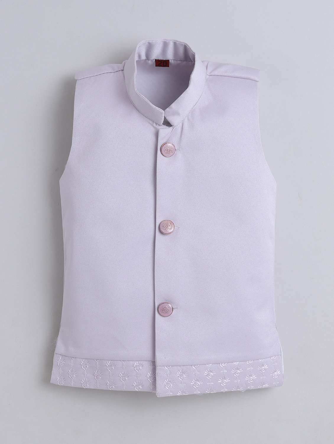 boys embroidered long sleeve sherwani set - 22246372 -  Standard Image - 3