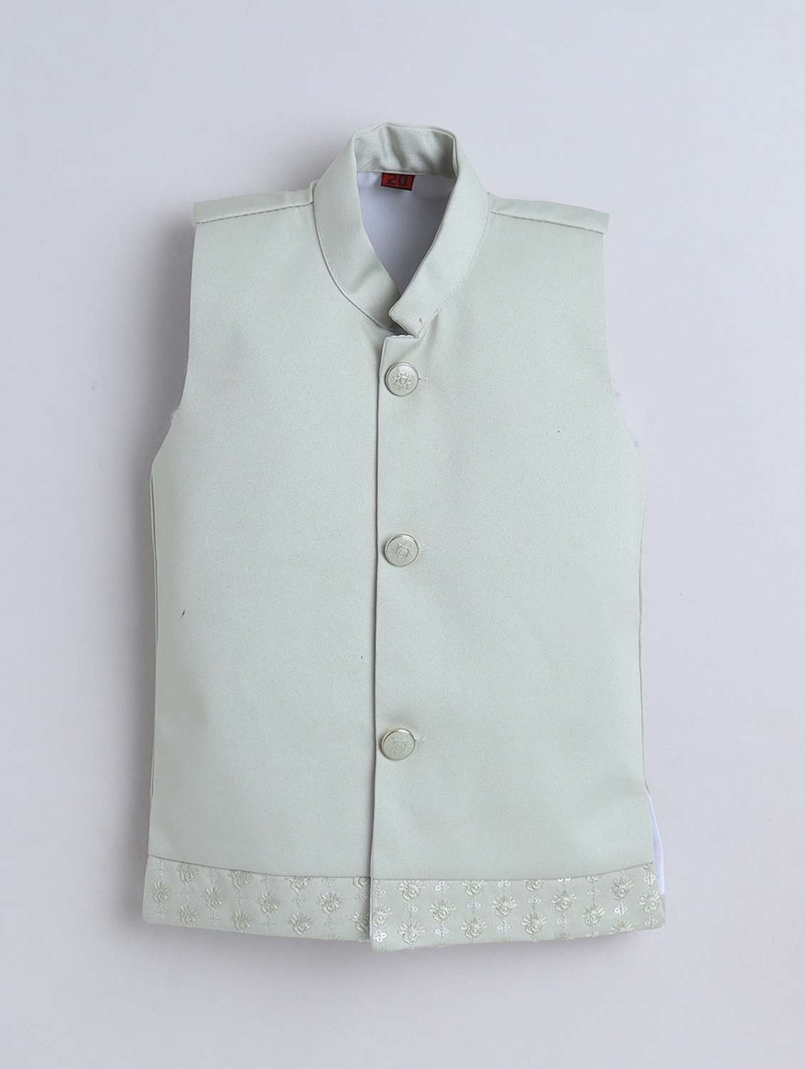 boys embroidered long sleeve sherwani set - 22246373 -  Standard Image - 3