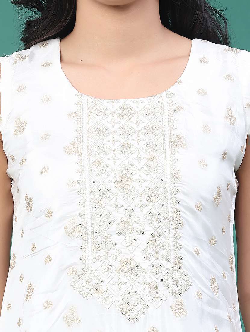 Women Printed Sleeveless Kurta Leggings Set - 22246404 -  Standard Image - 5