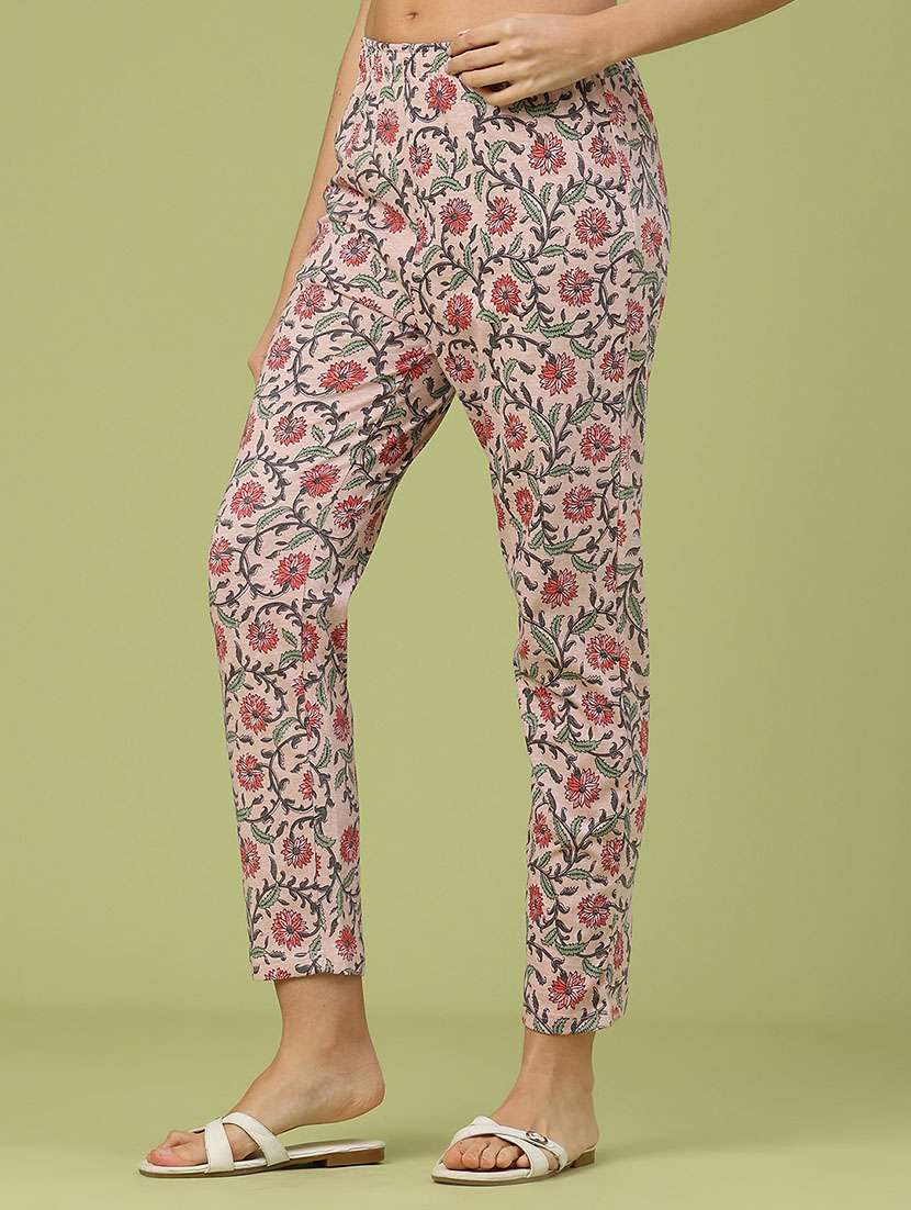 women printed mid rise pajama - 22246412 -  Standard Image - 3