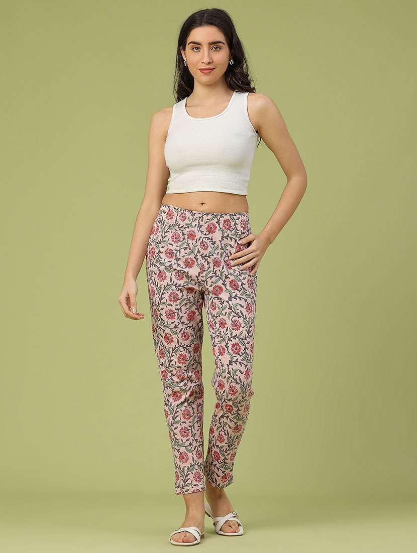 women printed mid rise pajama - 22246412 -  Standard Image - 5