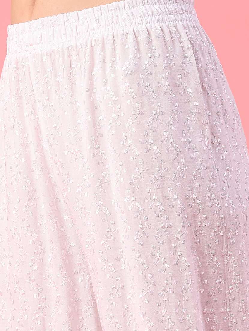 women solid mid rise palazzo - 22246433 -  Standard Image - 5
