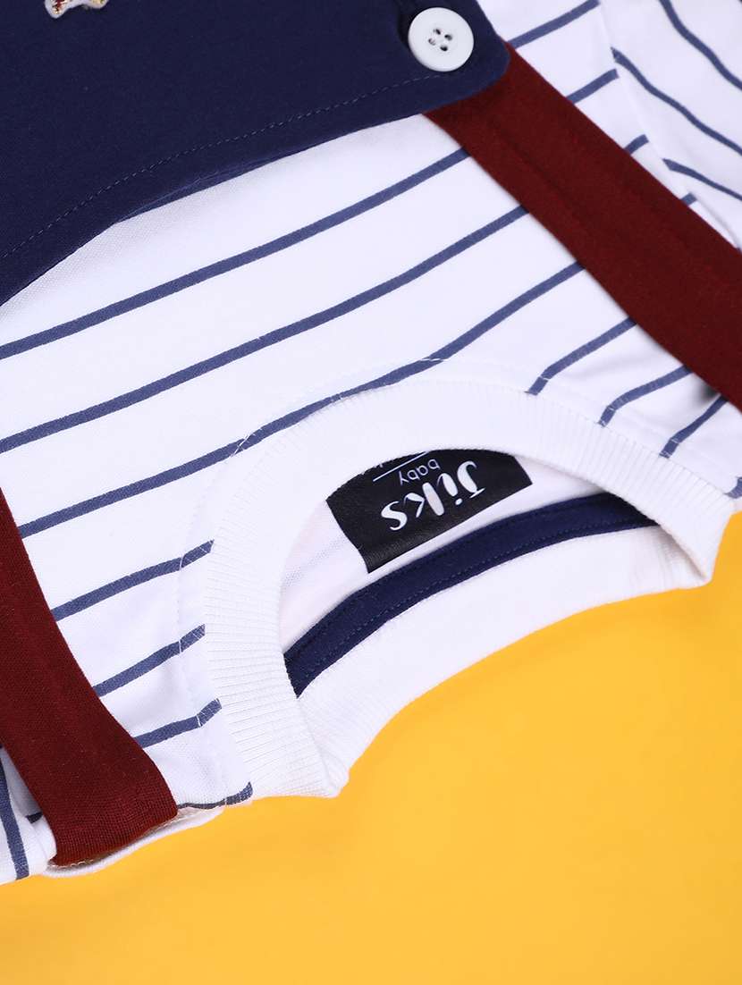 kids printed t-shirt and dungaree co-ord set - 22246556 -  Standard Image - 3