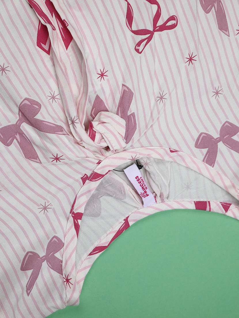 girls floral print sleeveless a-line dress - 22246576 -  Standard Image - 3