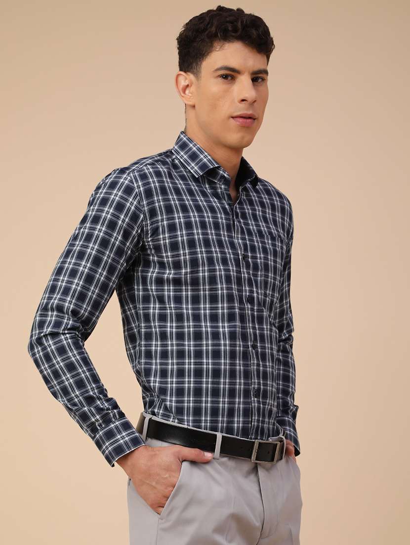 Men Printed Long Sleeves Formal Shirt - 22246786 -  Standard Image - 3