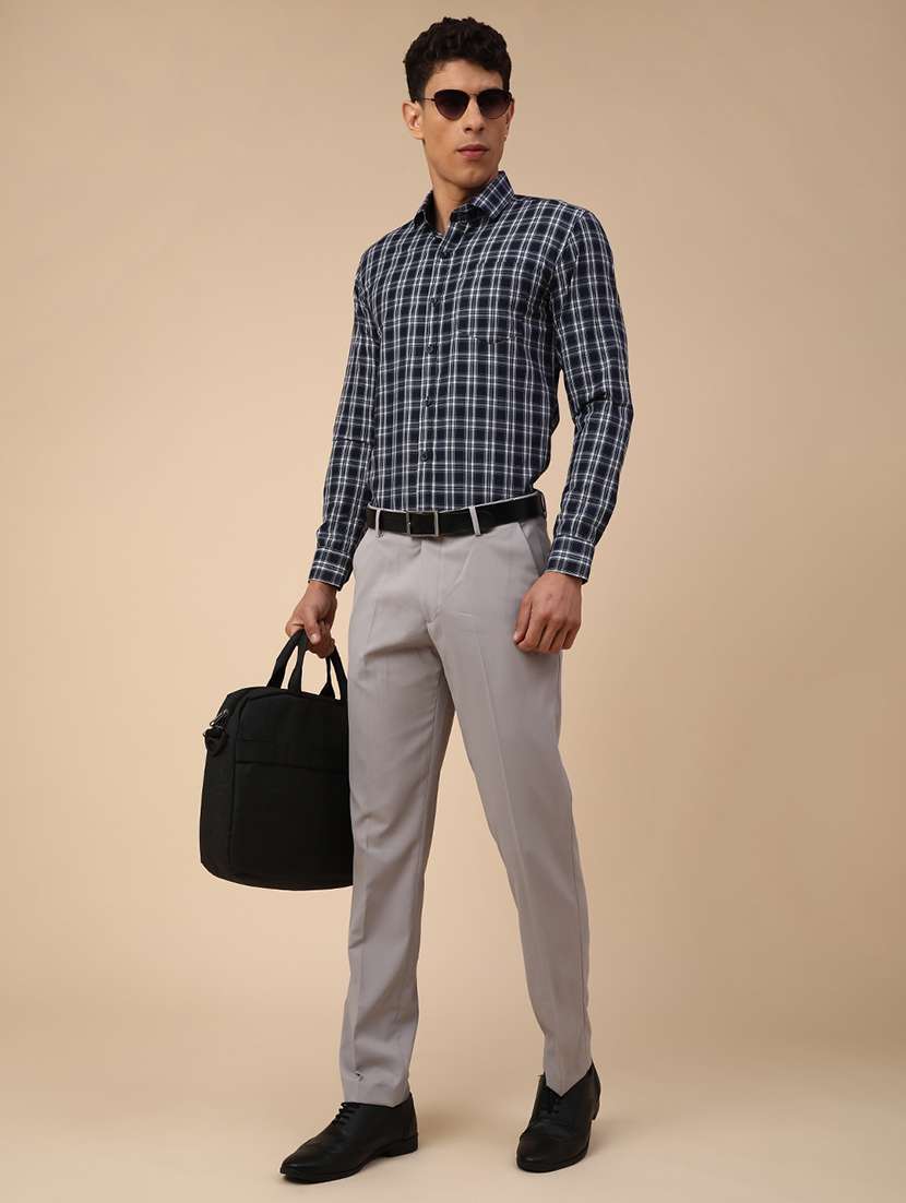 Men Printed Long Sleeves Formal Shirt - 22246786 -  Standard Image - 5
