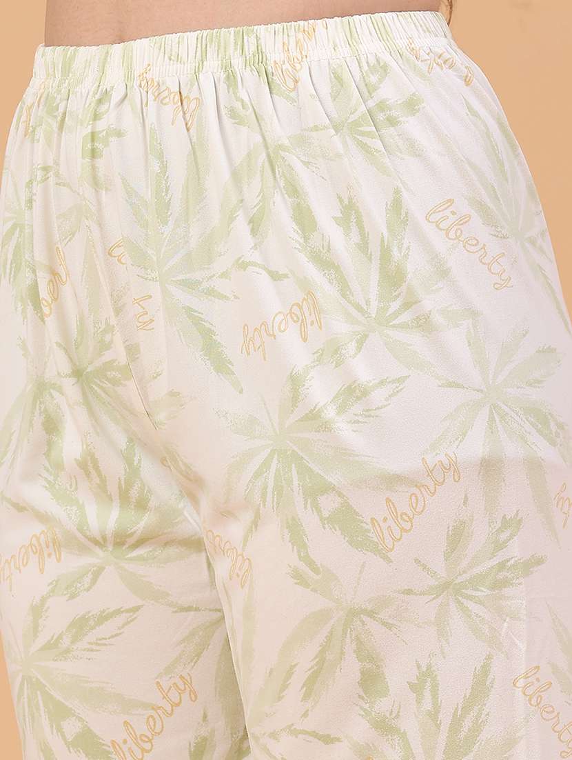 women printed nightwear pyjama set - 22247002 -  Standard Image - 5