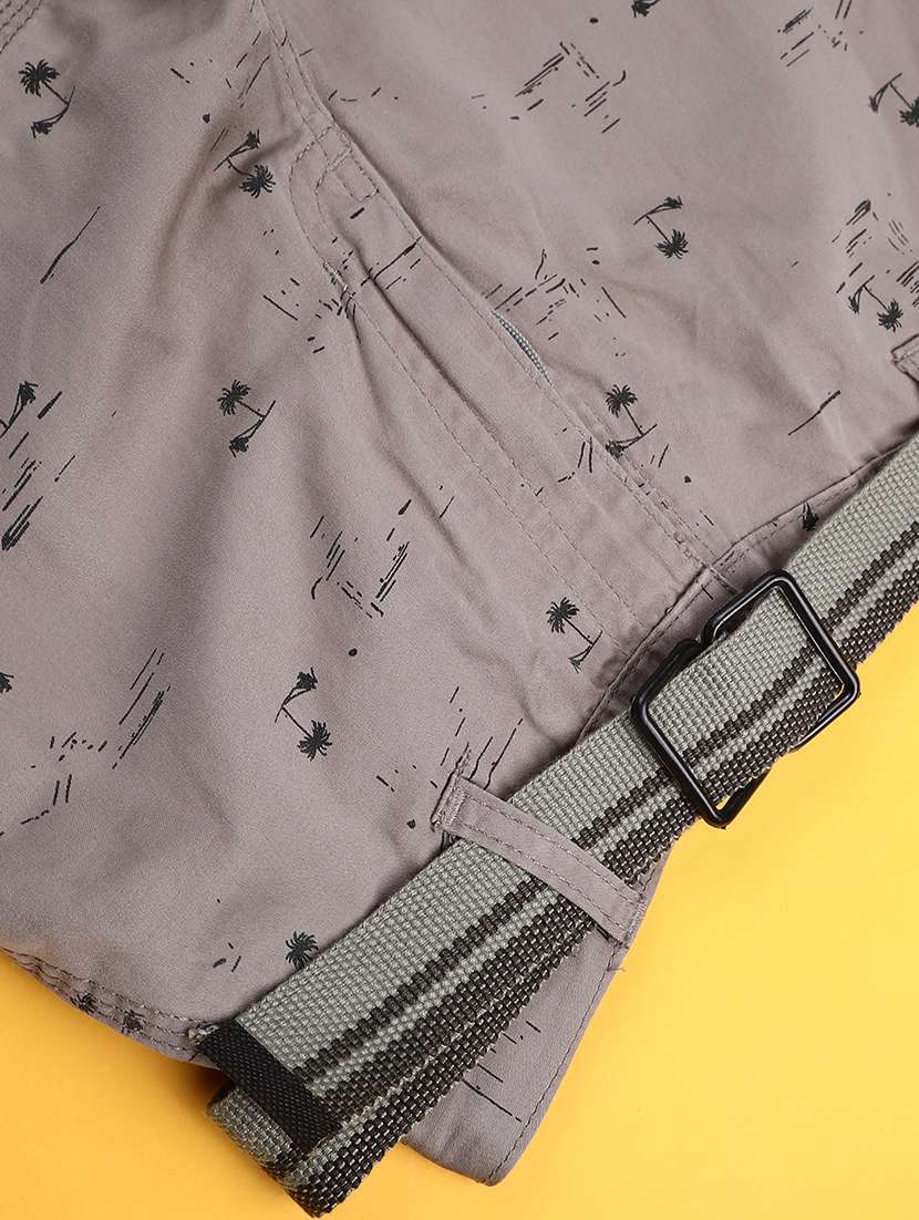 boys printed mid rise cargo short - 22247247 -  Standard Image - 3