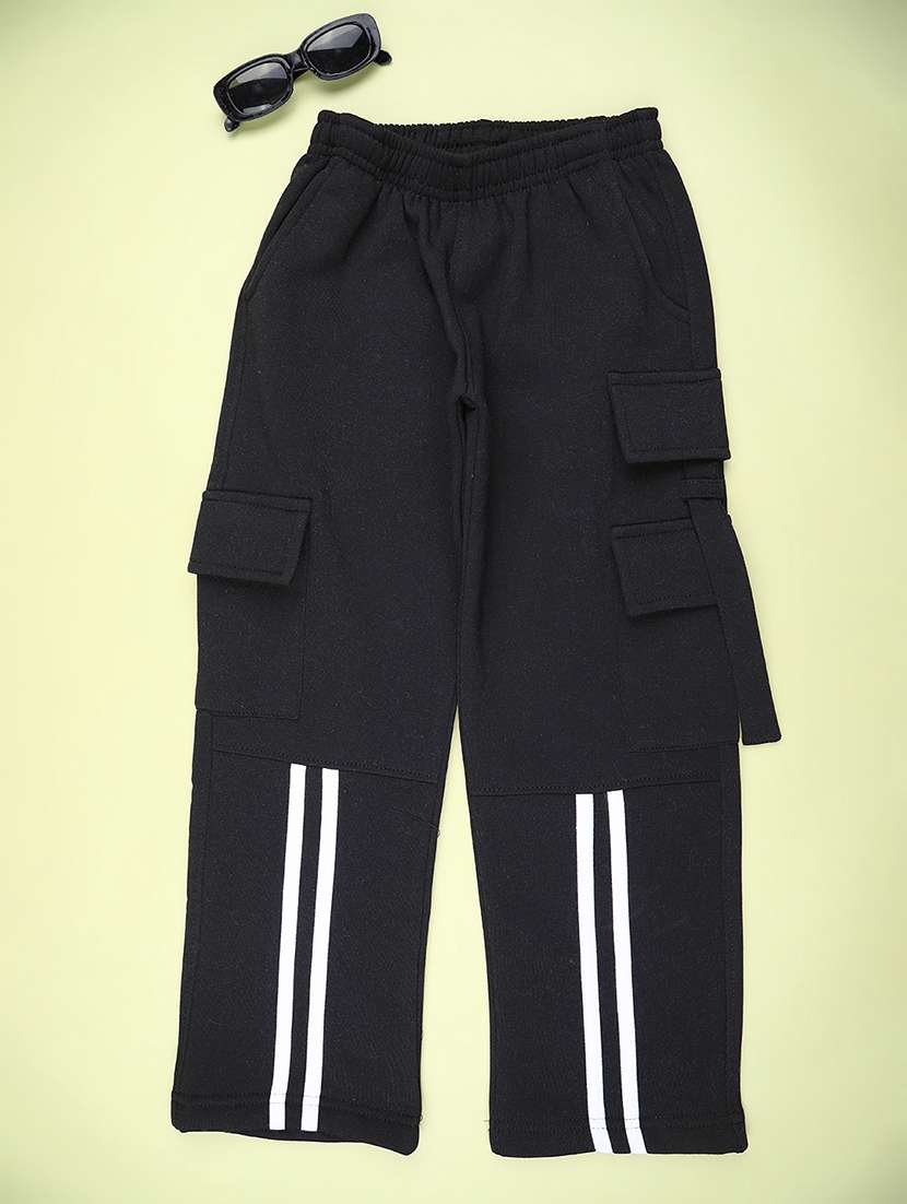 girls tapered mid rise cargo
