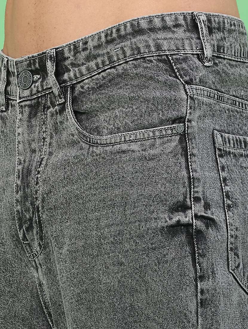 men plain mid rise full length relaxed fit jeans - 22247459 -  Standard Image - 5