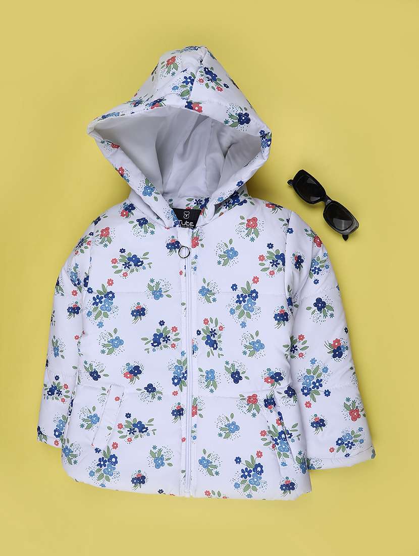 girls printed long sleeve jacket