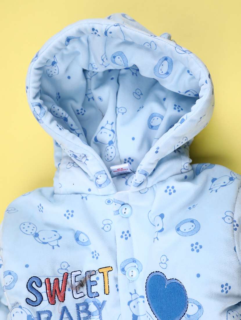 boys printed hooded full length set - 22247545 -  Standard Image - 3
