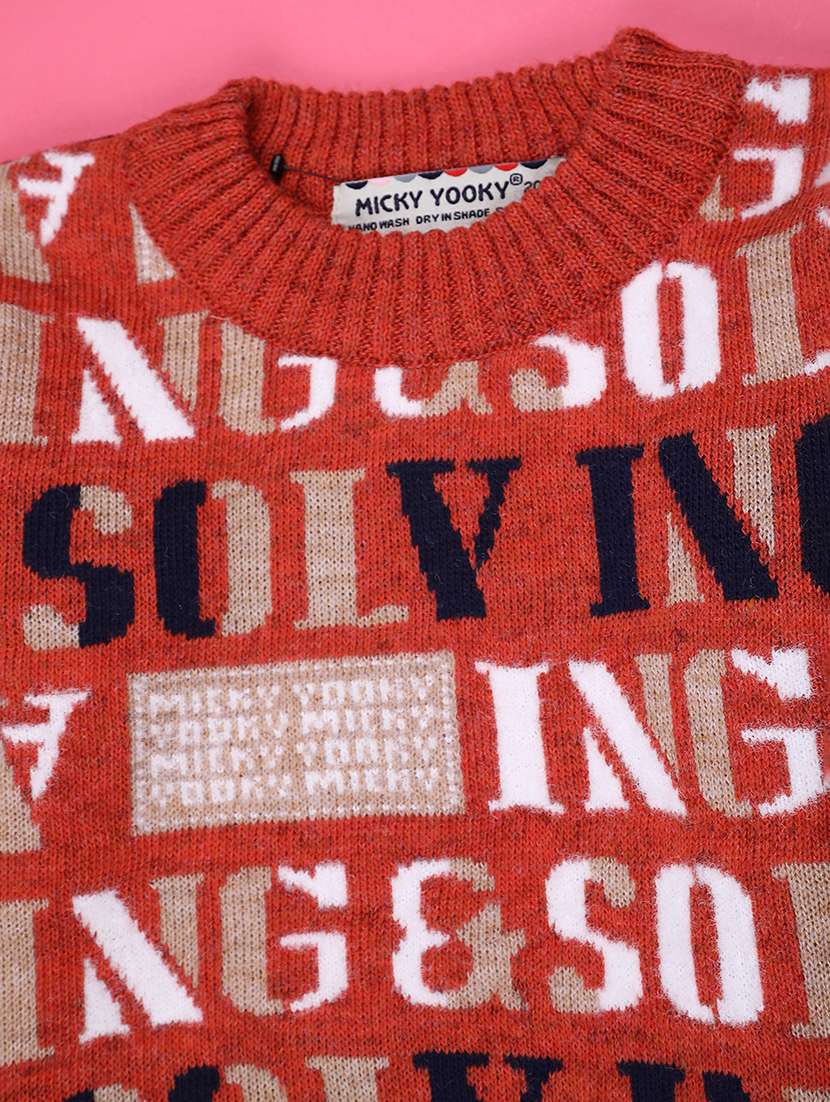 kids self designed long sleeve sweater - 22247552 -  Standard Image - 3