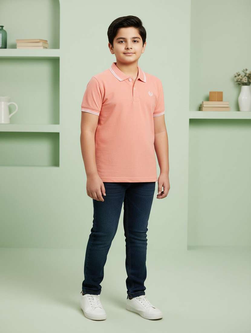pink cotton blend tshirt