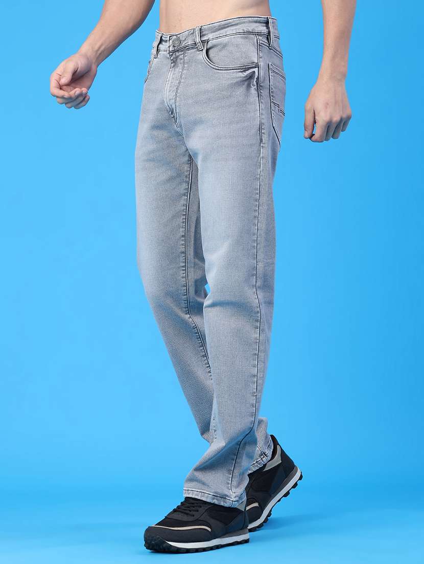 men washed mid rise full length jeans - 22247596 -  Standard Image - 3