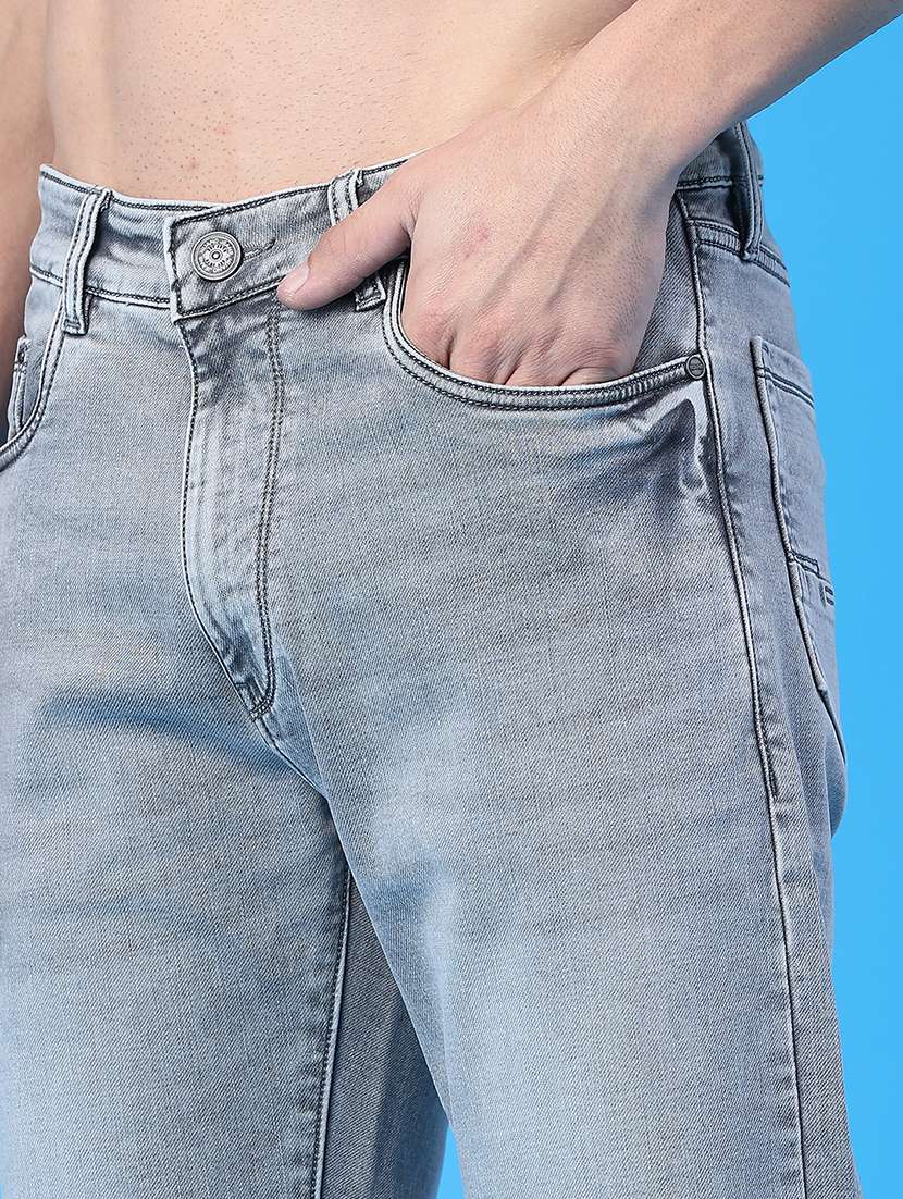 men washed mid rise full length jeans - 22247596 -  Standard Image - 5