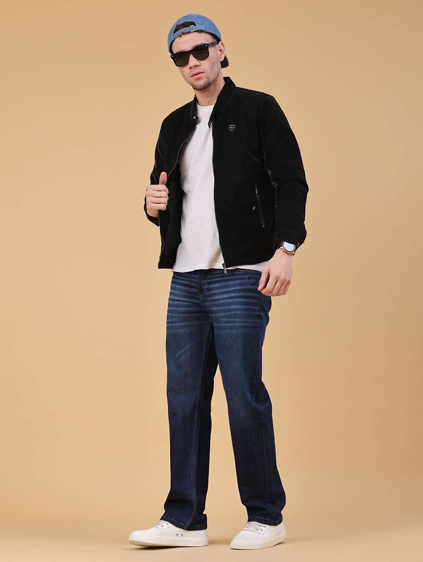 men solid long sleeve bomber jacket - 22248352 -  Standard Image - 5