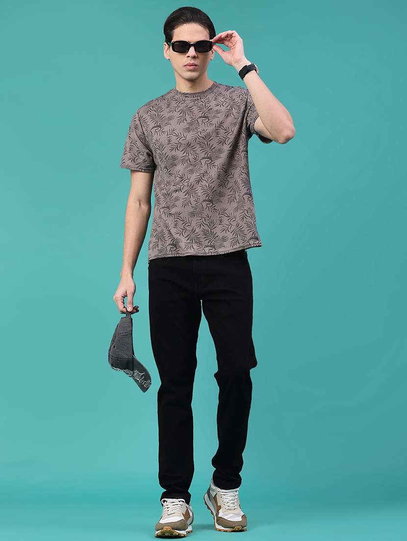men printed short sleeve regular fit t-shirt - 22248525 -  Standard Image - 3