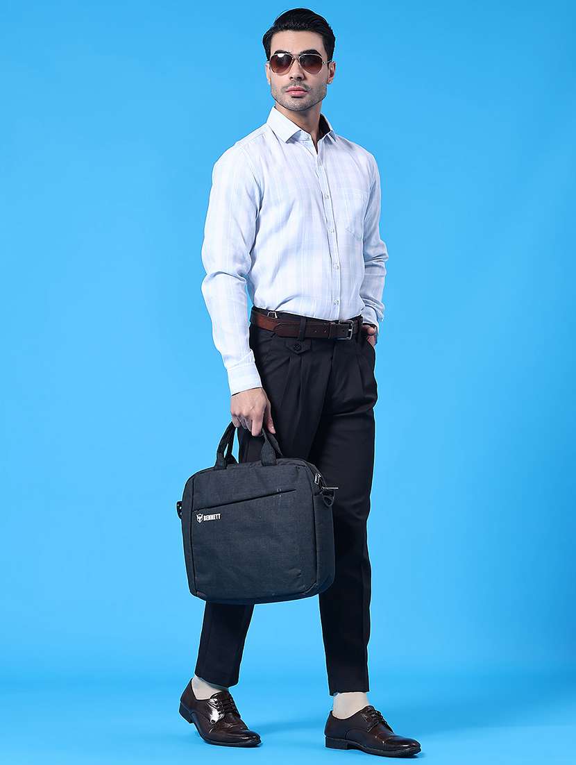 men checkered long sleeve slim fit formal shirt - 22248557 -  Standard Image - 5
