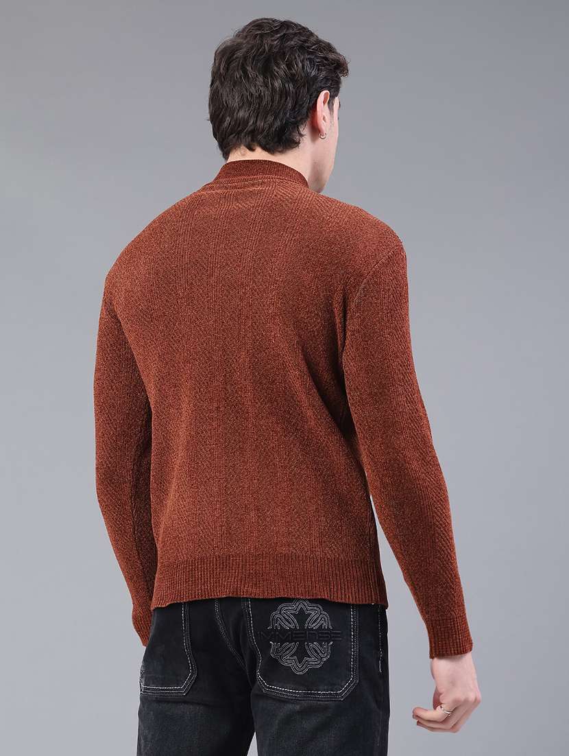 men self design long sleeve regular fit pullover  - 22248634 -  Standard Image - 3