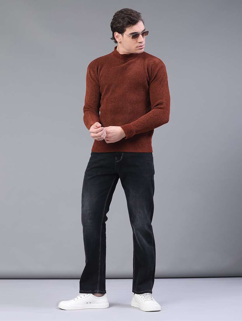 men self design long sleeve regular fit pullover  - 22248634 -  Standard Image - 5