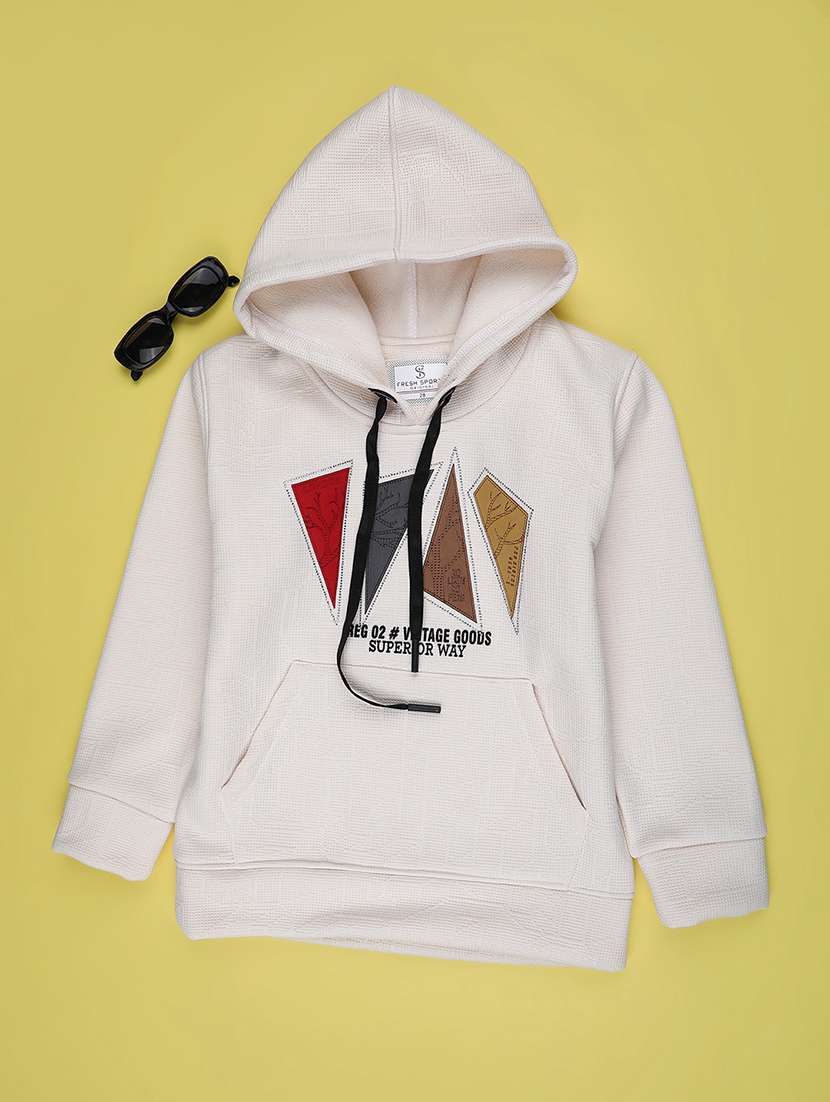 boys printed long sleeve sweatshirt